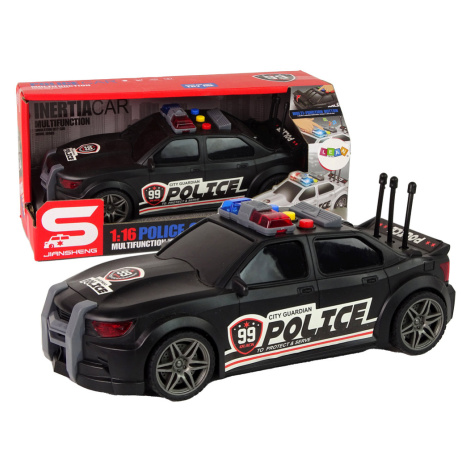 mamido Sportovní policejní auto 1:16 černé se zvukem