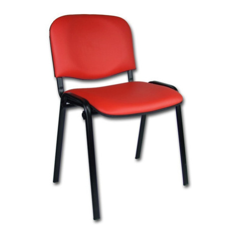Konferenční židle ISO eko-kůže Červená D15 EKO Mazur