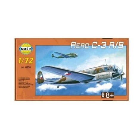 Směr Model Aero C-3 A/B 29 5x16 6cm v krabici 34x19x5 5cm 1:72