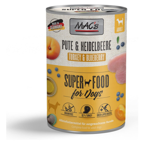 MAC's Dog krůta a borůvky 12 × 400 g