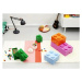 LEGO® úložný box 1 - tmavě zelená 125 x 125 x 180 mm