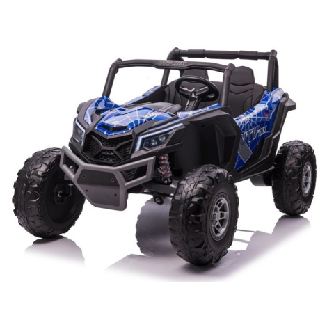 mamido  Dětské elektrické auto Buggy UTV-MX 4x4 LCD MP4 Spider lakované modré