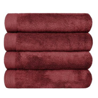 SCANquilt ručník MODAL SOFT kaštanová 50 × 30 cm