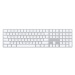 Apple Magic Keyboard s číselnou klávesnicí stříbrná - americká