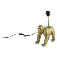 Vintage stolní lampa mosaz - gorila