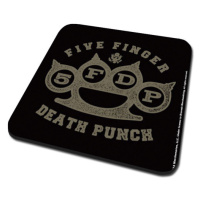 Podtácek Five Finger Death Punch – Brass Knuckle, 9,5 x 9,5 cm