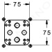 Hansa 59914184 - Obrácený adaptér pro podomítkový systém