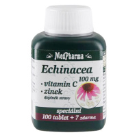 MEDPHARMA Echinacea 100 mg+vitamín C+zinek 107 tablet