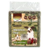 Seno NATURE LAND Meadow Hay s červenou řepou 0,65 kg