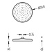 Tres 29933703 Sprchové kropítko se systémem proti usaz. vod. kamene Ø 310 mm