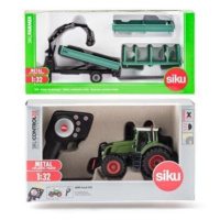 SIKU Control - RC traktor Fendt 939 s ovladačem + zelený přívěs Oehler 1:32