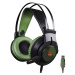 A4tech Bloody J437 herní sluchátka, 7.1., USB, zelená barva