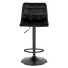 Norddan Designová barová židle Dominik černá