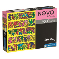 Clementoni - Puzzle 1000 Novo Art Series: Keith Haring 1