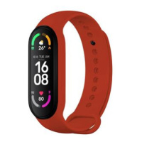 Silikonový řemínek FIXED Silicone Strap pro Xiaomi Band 7/ Mi Band 6/ Mi Band 5, červená