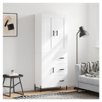 vidaXL Skříň highboard bílá 69,5 x 34 x 180 cm kompozitní dřevo