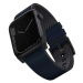 Řemínek UNIQ strap Straden Apple Watch Series 4/5/6/7/SE 42/44/45mm. Leather Hybrid Strap blue (