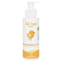 kii-baa® organic 100% Meruňkový Bio olej 100ml 0+ Masážní 100 ml