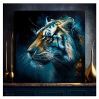 Dekorativní malba na plátně - PREMIUM ART - Tiger's Mighty Spirit
