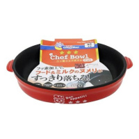 Japan Premium miska na krmivo pro kočky „Od šéfkuchaře“ s teflonovou vrstvou, červená