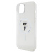 Zadní kryt Karl Lagerfeld IML Ikonik MagSafe pro Apple iPhone 15 Plus, transparentní