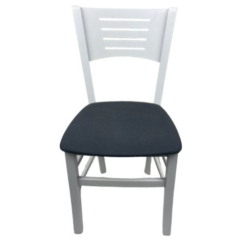 MI-KO Set 4 ks jídelní židle ATALA LÁTKA Aquaclean Carabu šedá/bílé moření