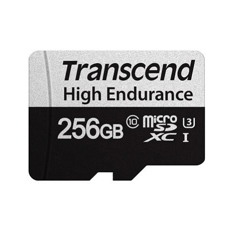 Transcend microSDXC 256GB 350V + SD adaptér