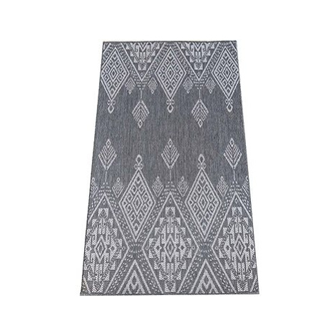 Kusový koberec Zara 13 šedý 200 × 290 cm oboustranný