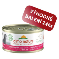 Almo Nature HFC Natural - Kuře a játra 70g výhodné balení 24ks