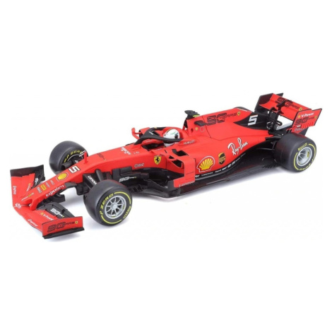 Bburago kovový model auta ferrari f1 2019 1:18, červená