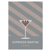 Ilustrace Drink Espresso Martini, Paperago, 30 × 40 cm