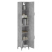 vidaXL Skříň highboard betonově šedá 34,5x34x180 cm kompozitní dřevo