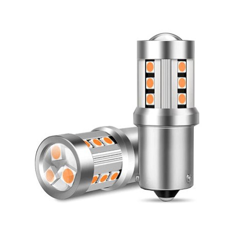 SEFIS LED žárovka PY21W BA15S 15SMD 3,5W oranžová