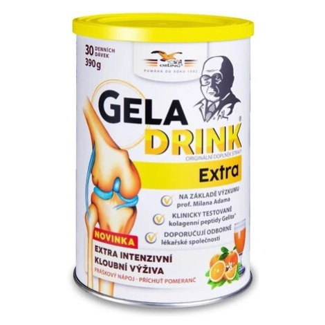 Geladrink Extra práškový nápoj pomeranč 390g