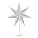 EMOS Svícen na žárovku STARLIGHT s papírovou hvězdou bílý