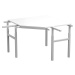 Treston Rohový stůl řady TP, ruční přestavování výšky, pro 2 základní stoly, hloubka 900 mm