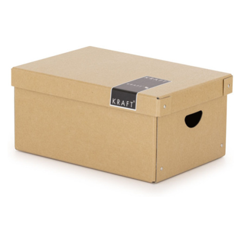 Karton PP Krabice lamino 35,5 × 24 × 16 cm KRAFT nature OXYBAG