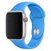 Set silikonových řemínků FIXED Silicone Strap pro Apple Watch 42/44/45 mm, sytě modrá
