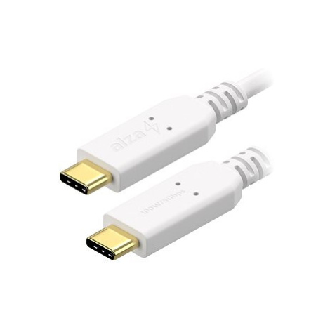 AlzaPower Core USB-C to USB-C 3.2 Gen 1 100W 1m bílý