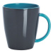 Gimex Sada nádobí Grey Color Line Turquoise Hrníček na kávu 350 ml