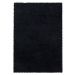 Ayyildiz koberce Kusový koberec Sydney Shaggy 3000 black - 140x200 cm