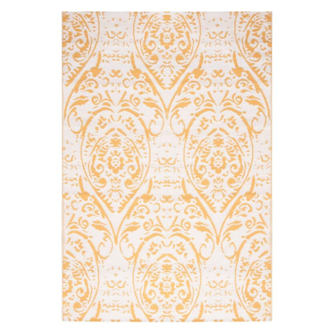 vidaXL Venkovní koberec ARAKIL žlutý 140 x 200 cm PP