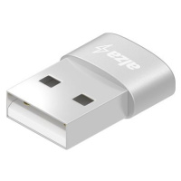 AlzaPower USB-A (M) to USB-C (F) 2.0 bílý