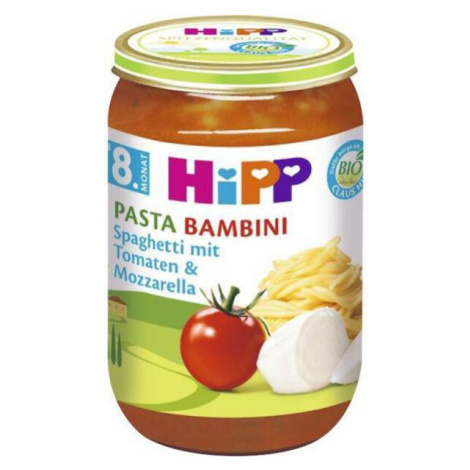 Příkrm zeleninový BIO Pasta Bambini - rajčata se špagetami a mozzarelou 220g Hipp