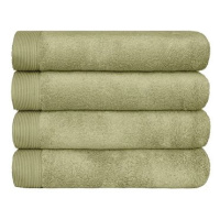 SCANquilt ručník MODAL SOFT olivová 100 × 50 cm