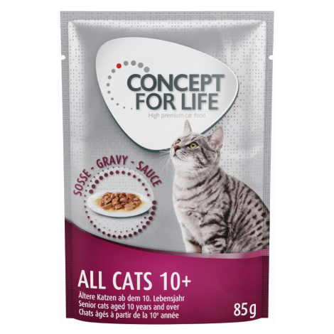 Výhodné balení Concept for Life 48 x 85 g - All Cats 10+ v omáčce