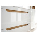 ArtCom Koupelnová skříňka s umyvadlem ARUBA White U80/2 | 80 cm
