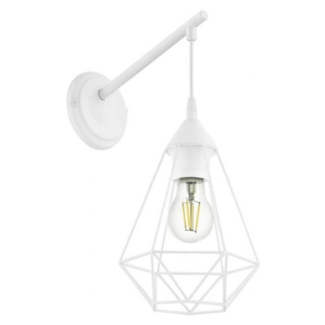 Eglo 79084 - Nástěnné svítidlo BYRON 1xE27/60W/230V bílá 79084