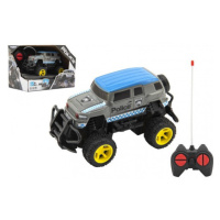 Teddies Auto RC policie terénní plast 16cm na baterie v krabici 19x14x13cm