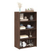 vidaXL Skříň highboard hnědý dub 70 x 41 x 124 cm kompozitní dřevo